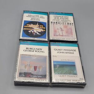 Projazz Cassette Tapes Jazz Young, Basile, Soloff, Mukaiya Sealed Lot Of 4